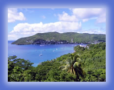 view of the yacht harbor